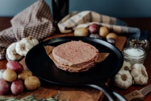 Beef. Patties - 2 (6oz) 55% lean for Keto Diet