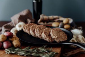 Beef Breakfast Polish Sausage Sliders - 6 (3 oz) patties