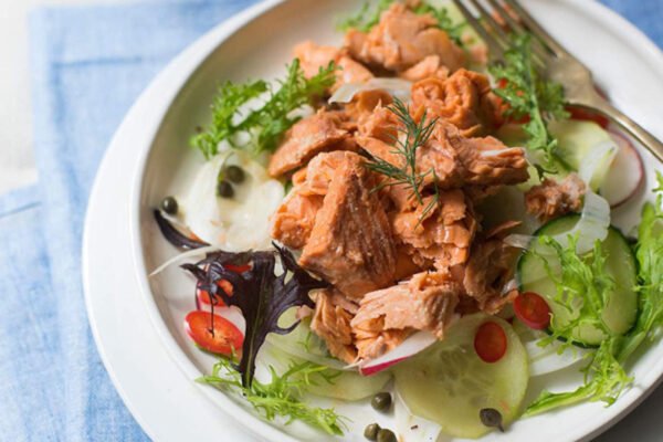 Wild Red Boneless Skinless Pouched Salmon - 6 oz.