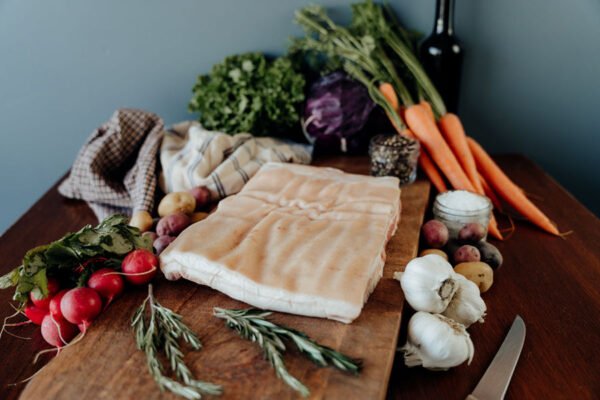 Fresh Skin-On Pork Belly - 4 lbs