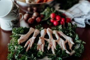 South Carolina Pasture-raised 45 Chicken Feet and 2 Whole Chicken Package -ships separately