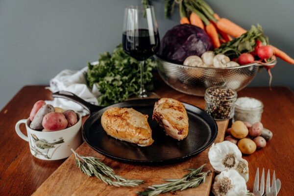 Pasture-raised Bone-In. Skin-On Chicken Breast - 1.5 lbs.