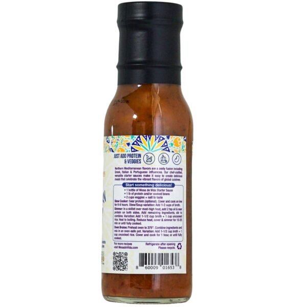 Mediterranean Inspired Cooking Sauce