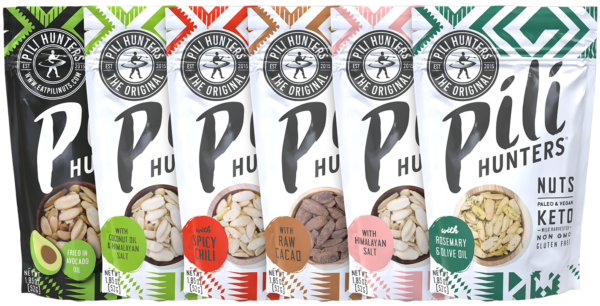 6-pack Pili Hunters? Nut Variety FREE SHIPPING!
