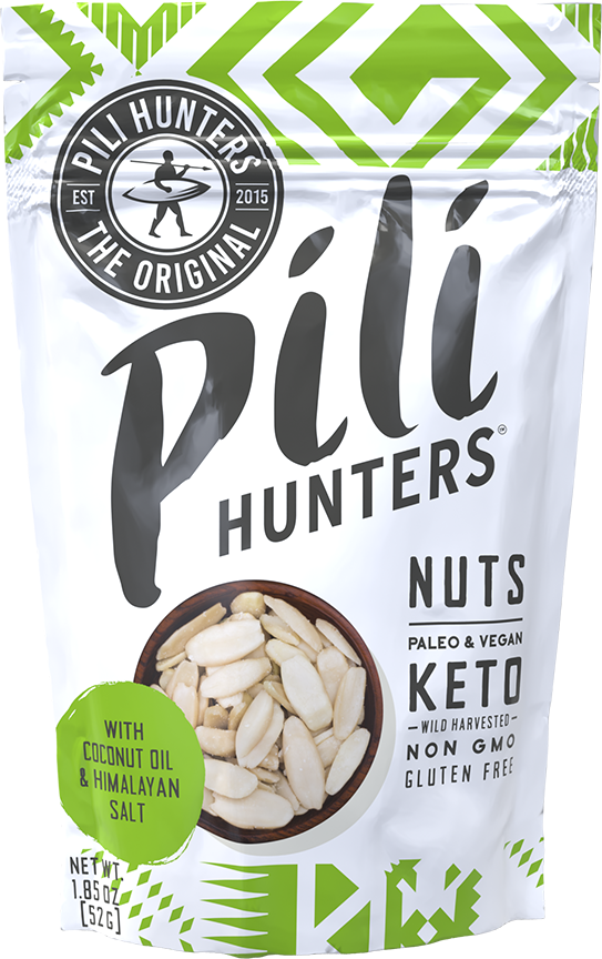 Pili Hunters? Nuts - Organic Coconut Oil & Himalayan Salt