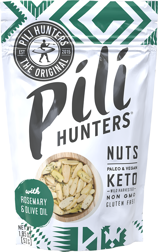 Pili Hunters? Nuts Rosemary and Olive Oil