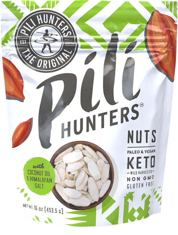 Pili Hunters? Nuts - Organic Coconut Oil & Himalayan Salt